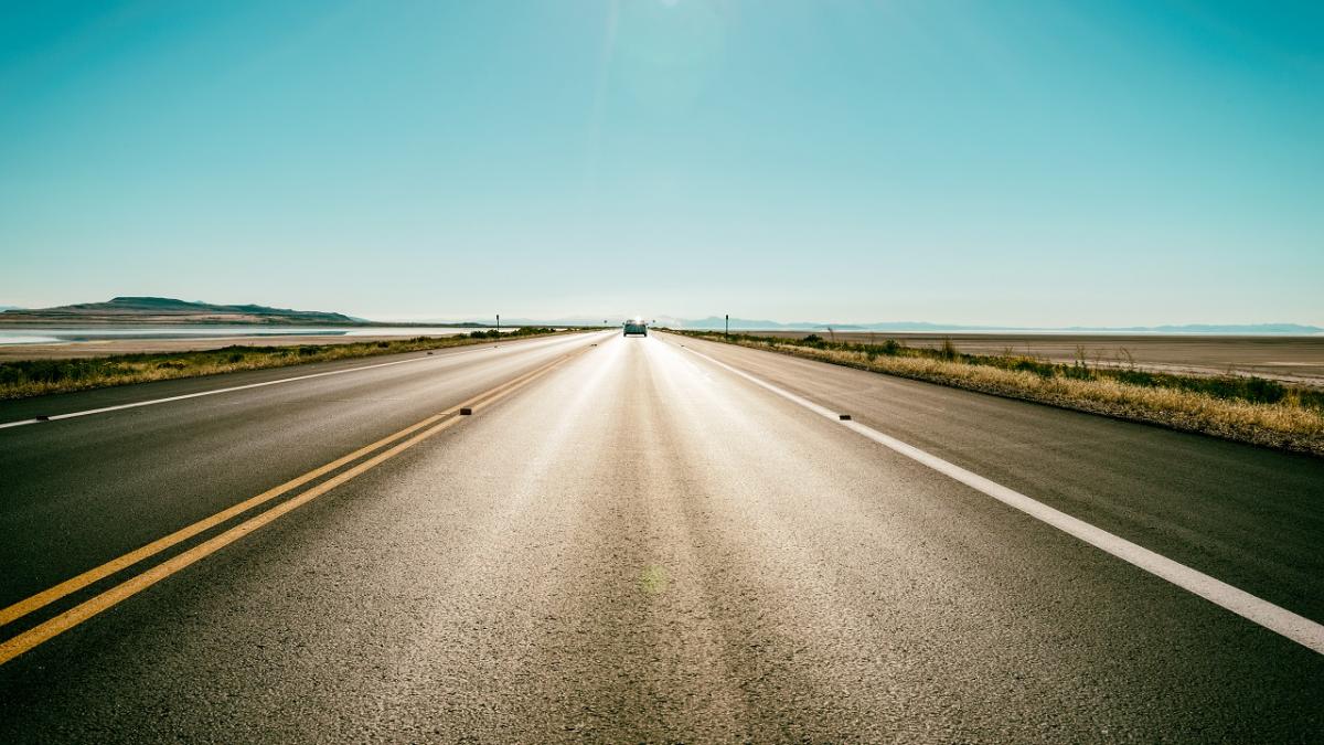 Image of open road