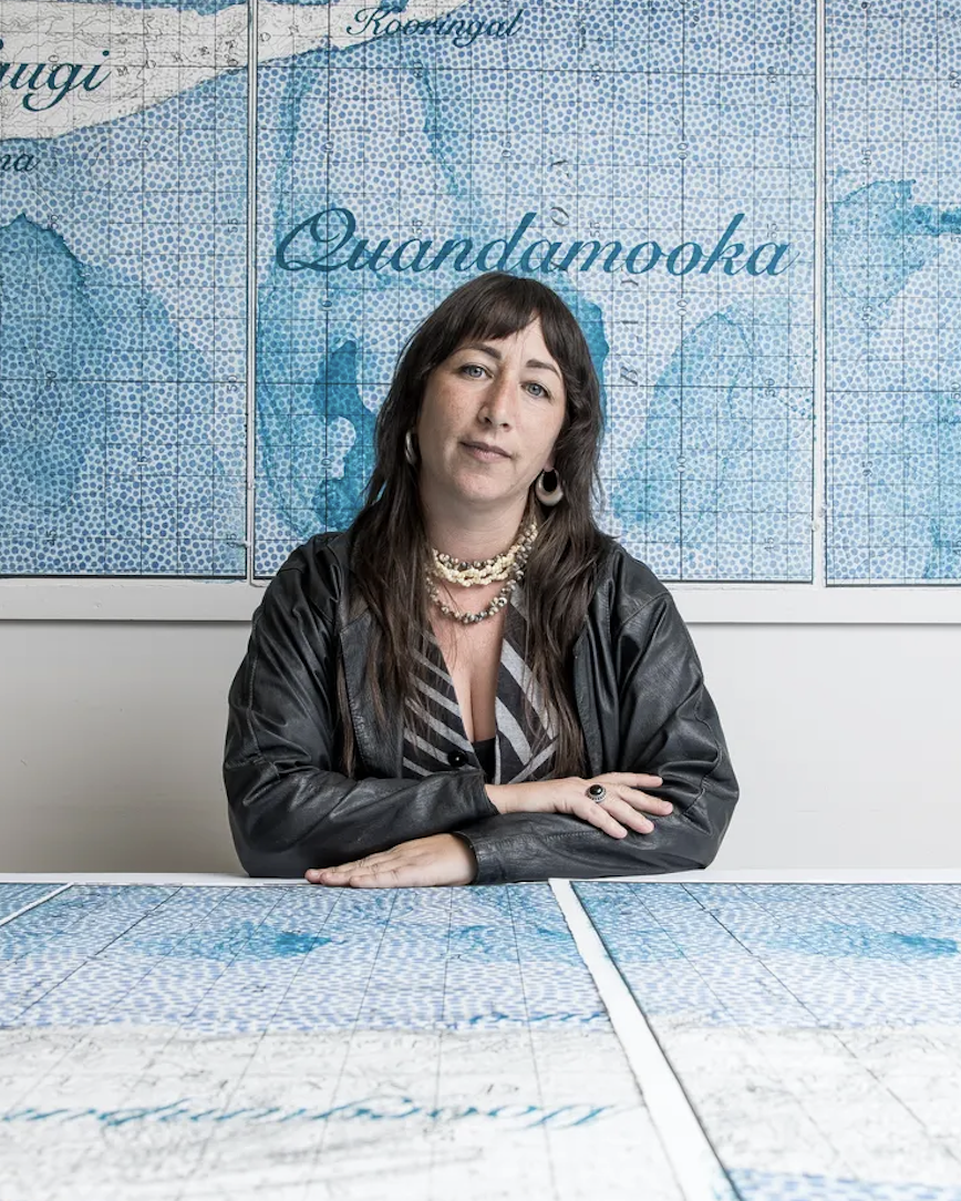 Portrait of artist Megan Cope