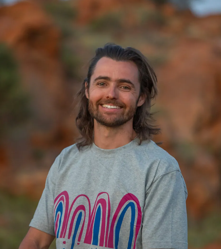 Portrait of Angus Webb, Studio Manager, Mimili Maku Arts
