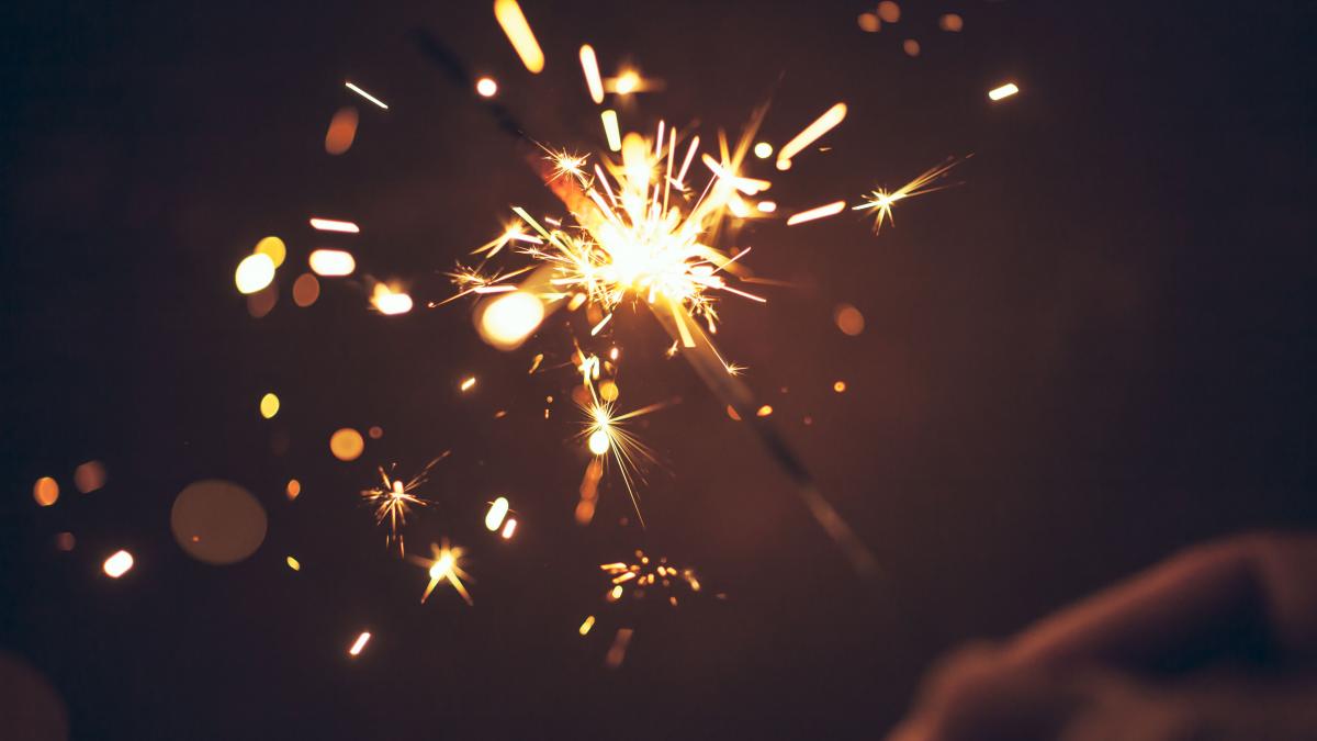 a sparkler