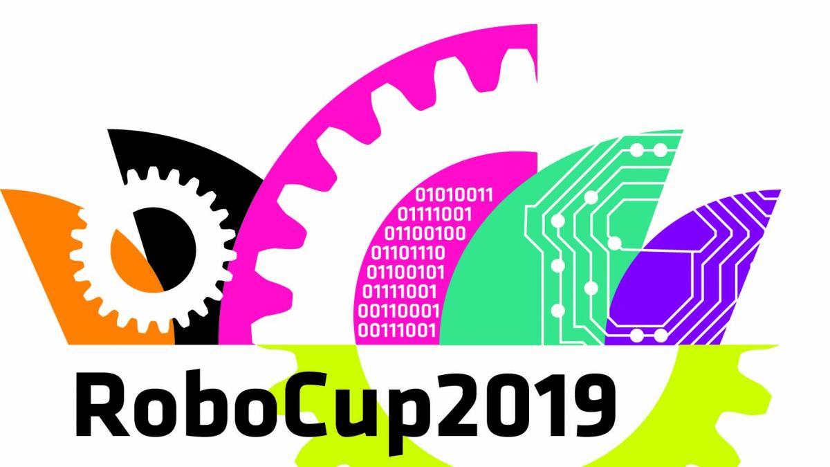 graphic image of sails and "Robocup 2019'