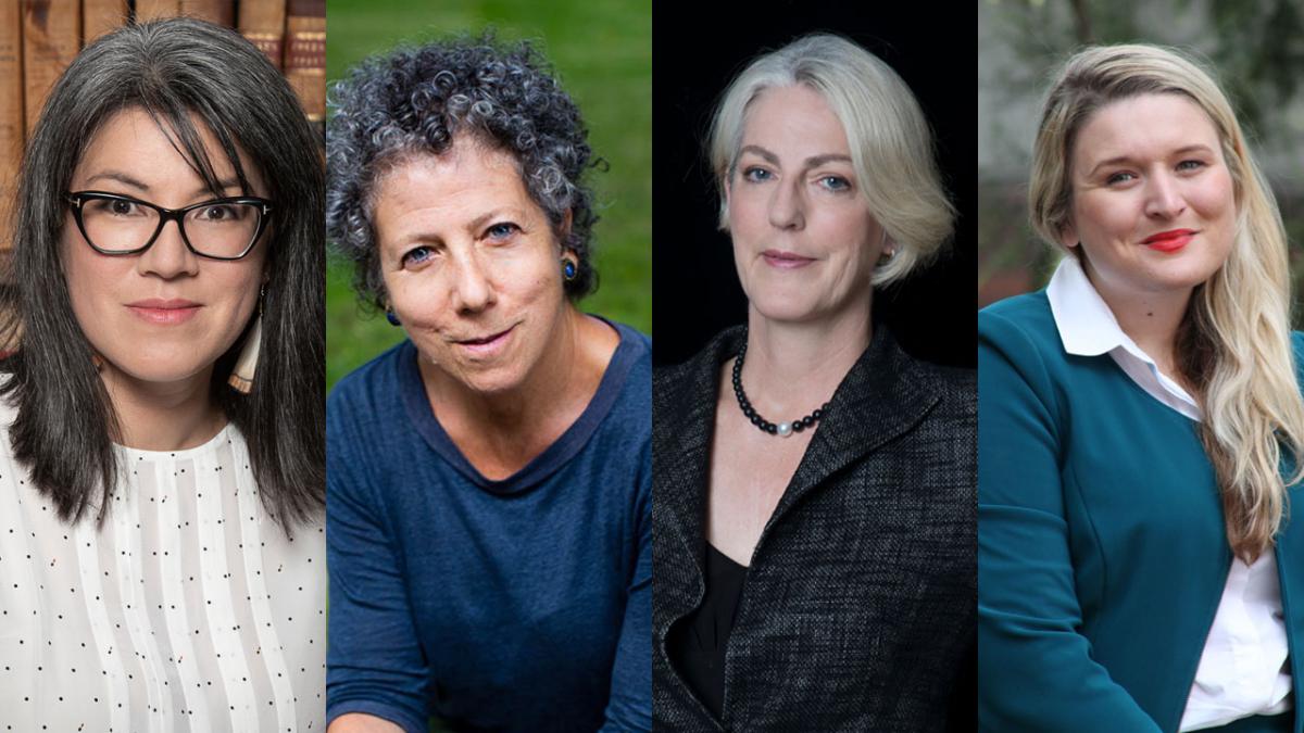 photo montage of four women speakers