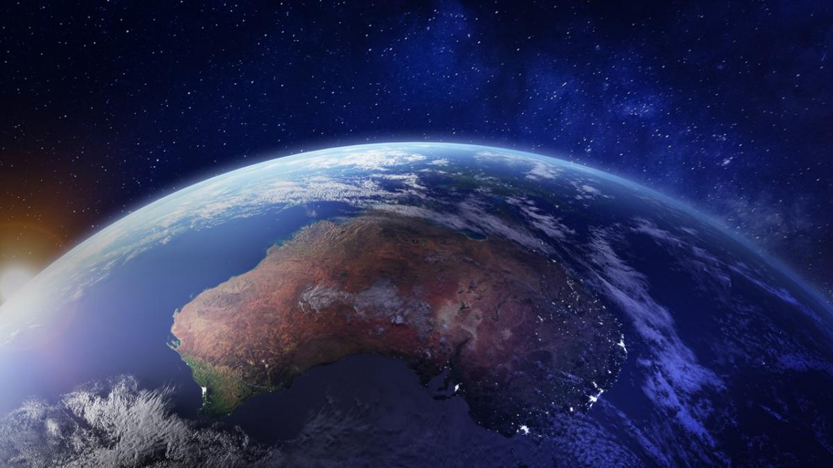photo of Earth from space