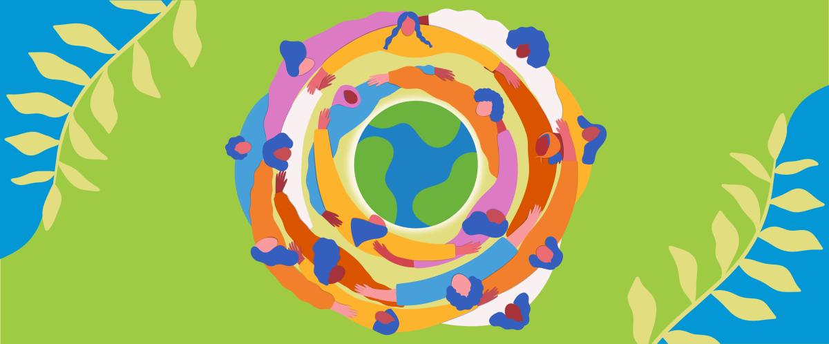 Image illustrating the 2022 theme “Gender equality today for a sustainable tomorrow”