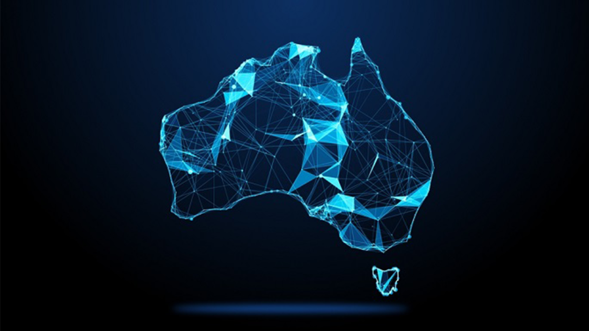 Australia smart contract supply chain DeFi blockchain technology solution - illustration rendering