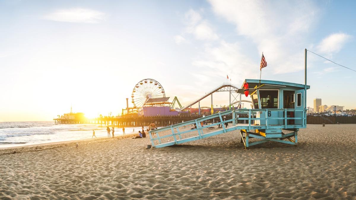 Image of Santa Monica beach 