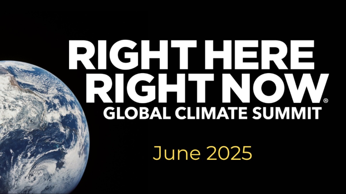 Right Here, Right Now Global Climate Summit 