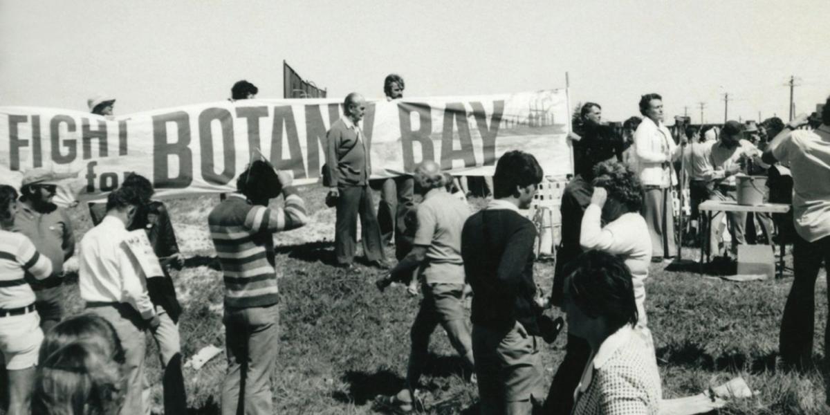 Photo of environmental activists in 1970s