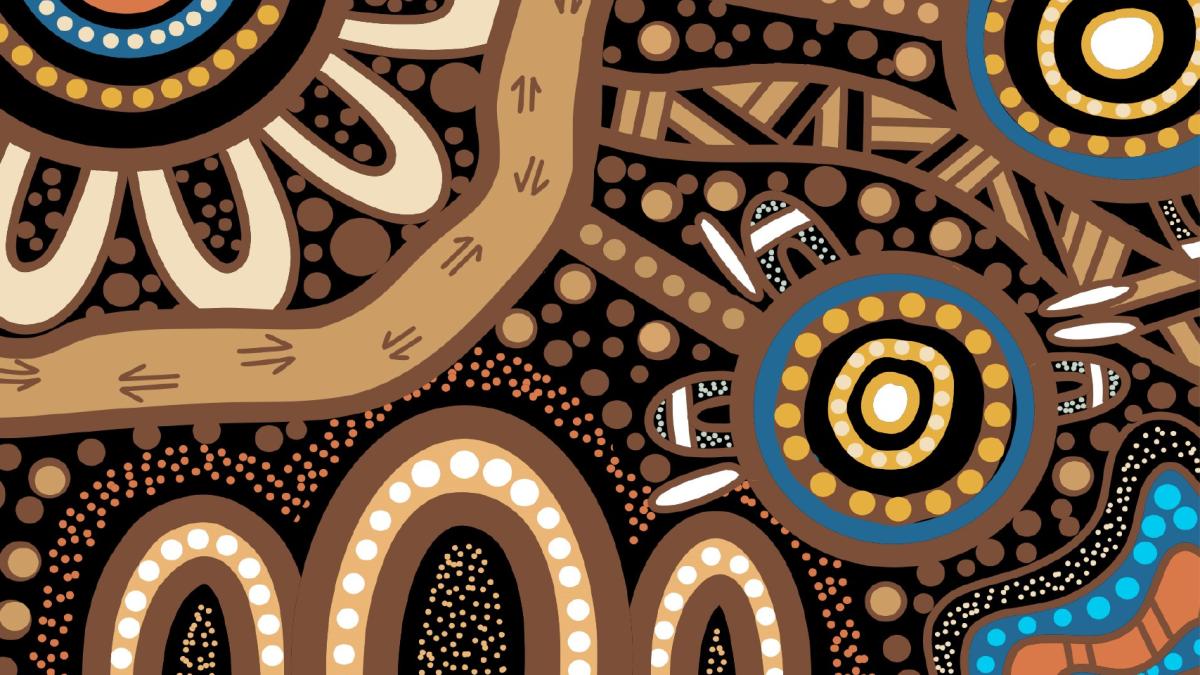 Artwork: Connection Through Unity by proud Kamilaroi man Daniel Evans