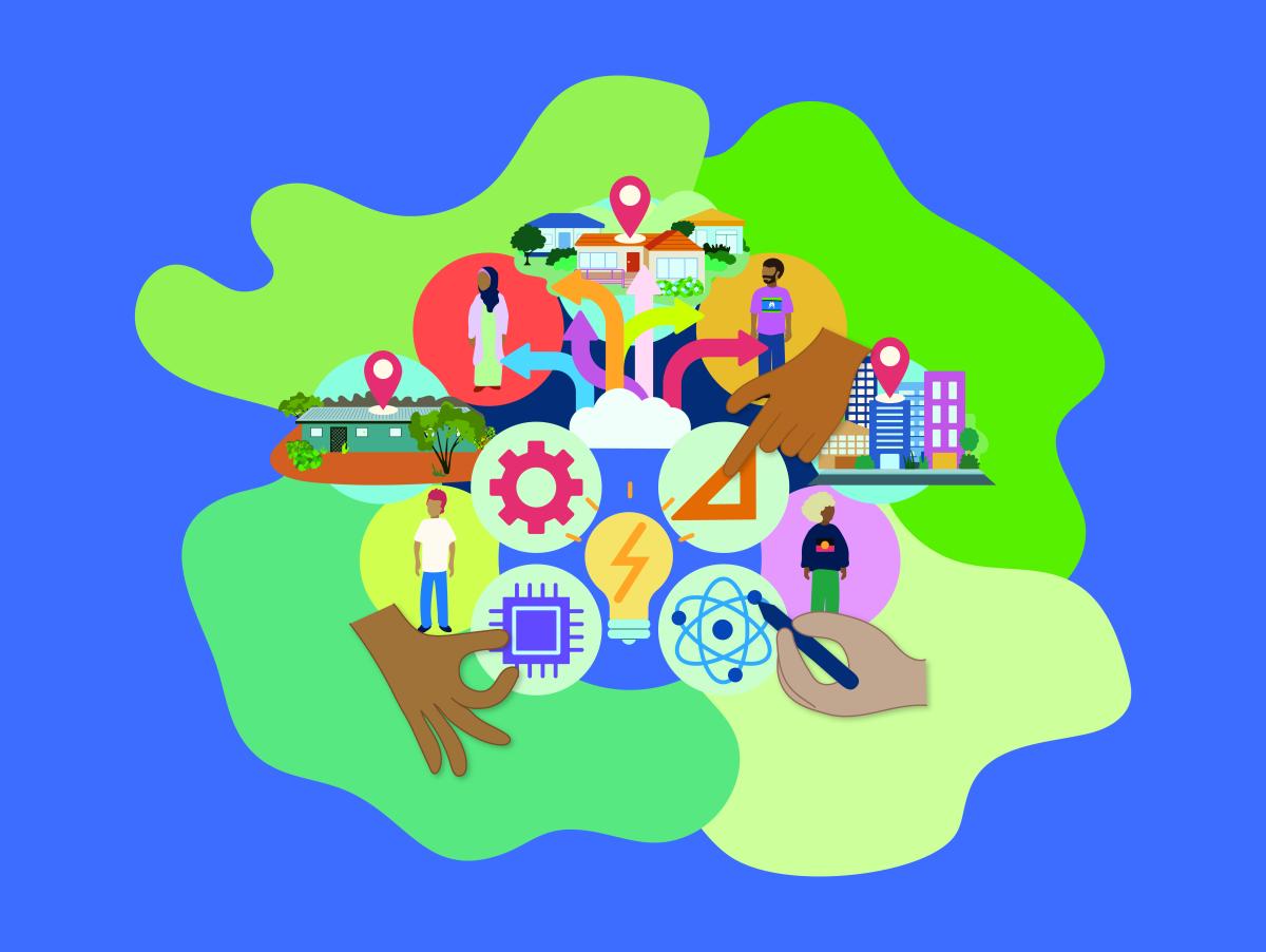 Graphic to depict Bridging the Education Divide: Building Teacher Training That Works for All  